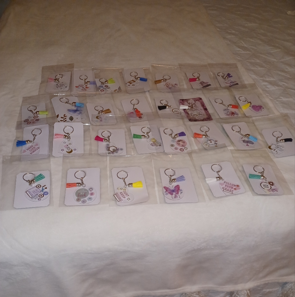 Colorful Kids Keychain Set